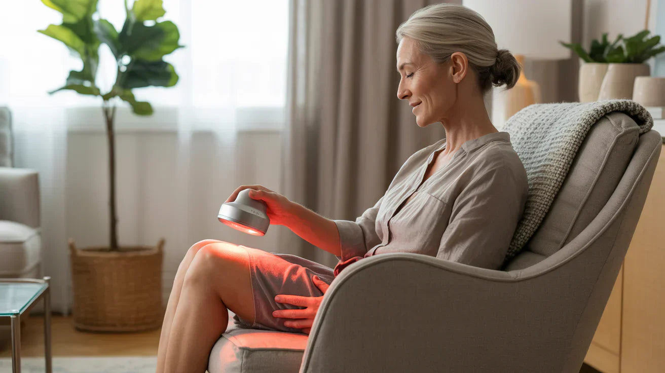 Discover how red light therapy helps relieve knee pain, arthritis & injuries. Learn how to use it at home safely with expert-backed science & reviews.