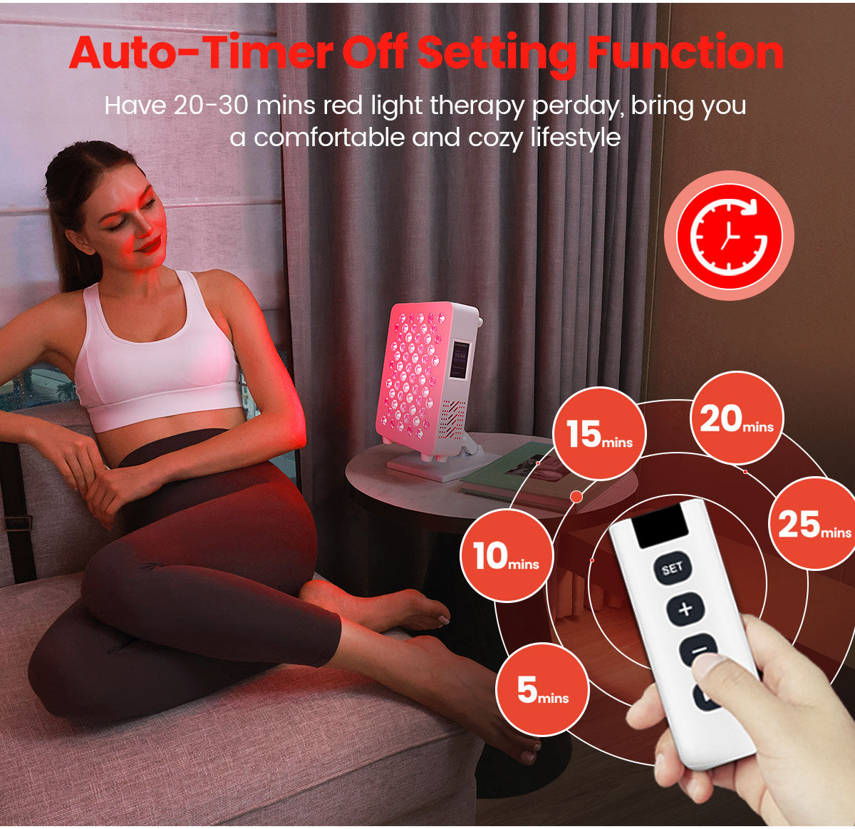 Glaminor RL60S Red Light Therapy Panel – Pain Relief & Skin Vitality
