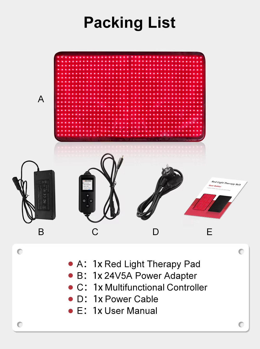 what's Included in package